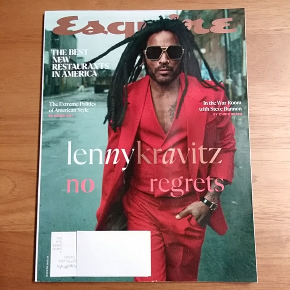 Lenny Kravitz Esquire Magazine Winter 2023